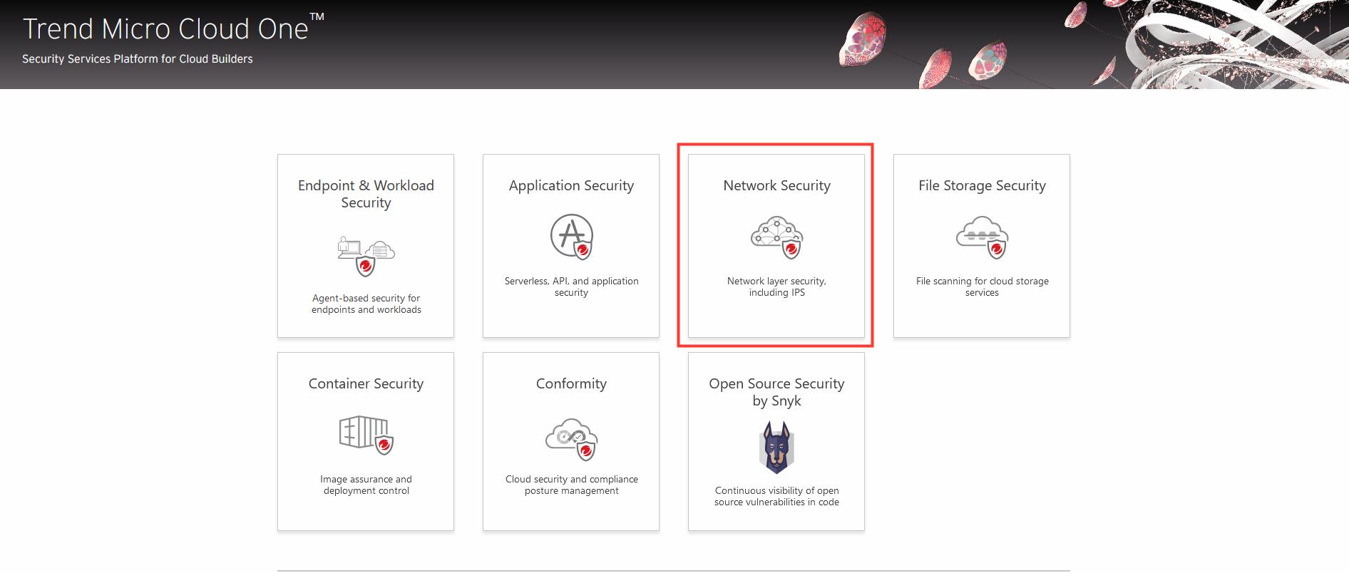 Cloud One - Network Security Adding Cloud Account :: Self Guided